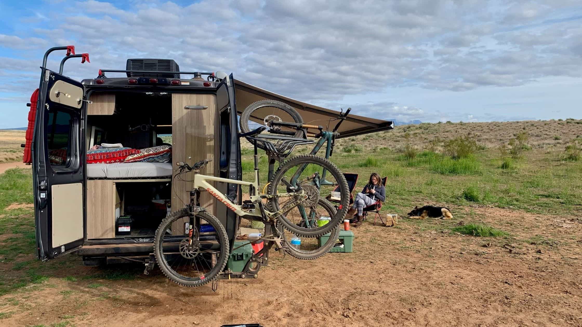 Van life bike rack best sale